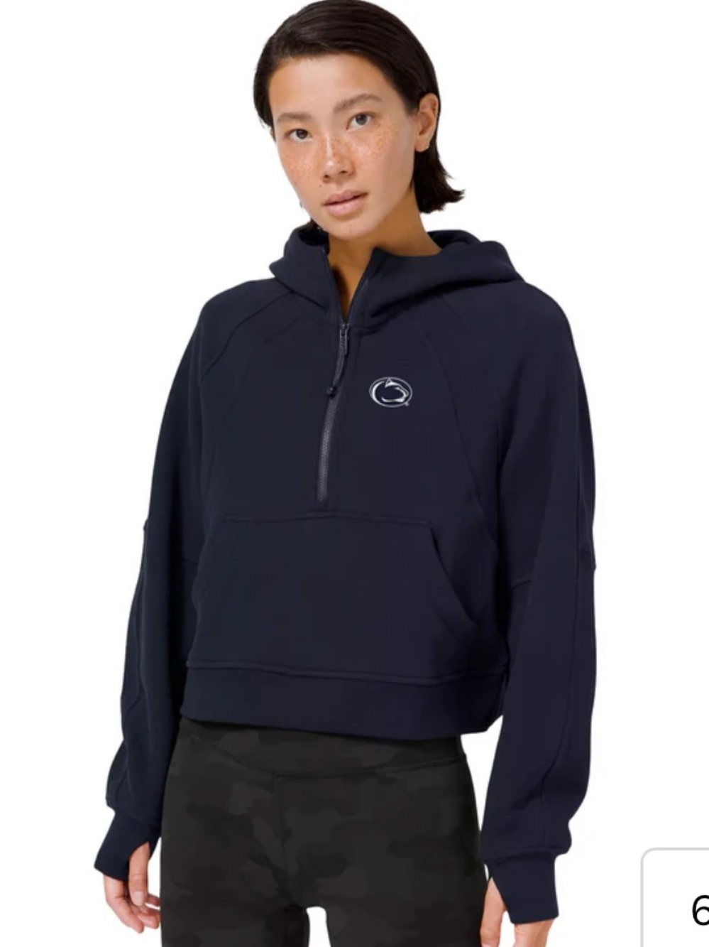 Light Use! RARE Lululemon Scuba Half Zip Hoodie Penn State size xl/xxl